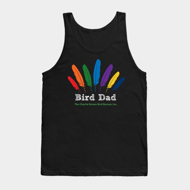 CB bird dad - white type Tank Top by Just Winging It Designs